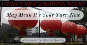 China's New Adoption Rules