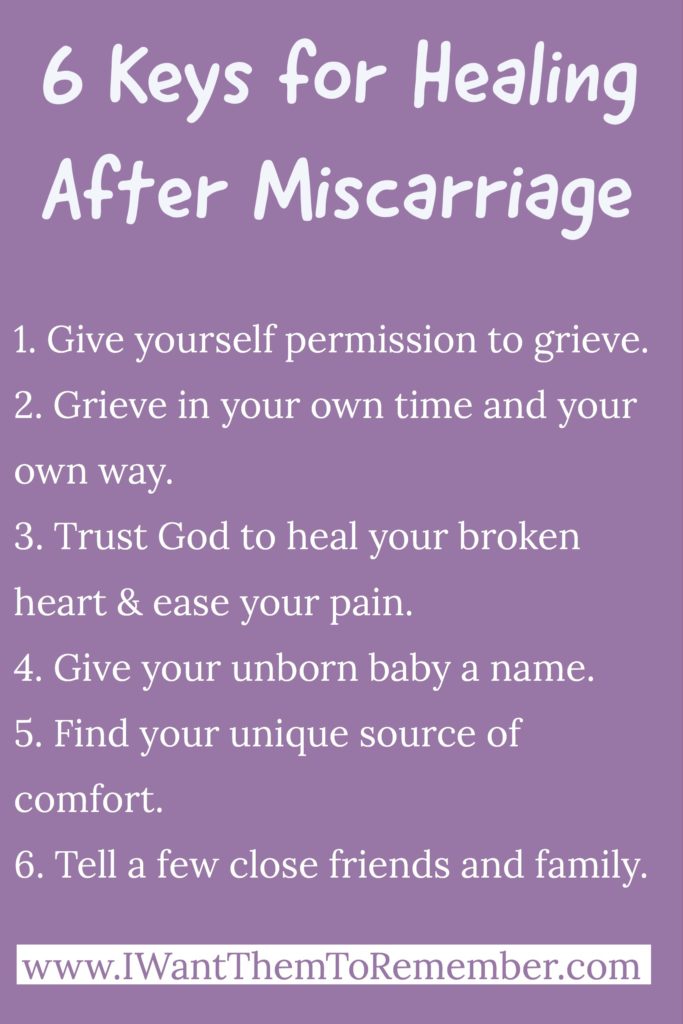 healing after miscarriage