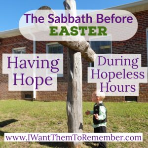 sabbath before Easter