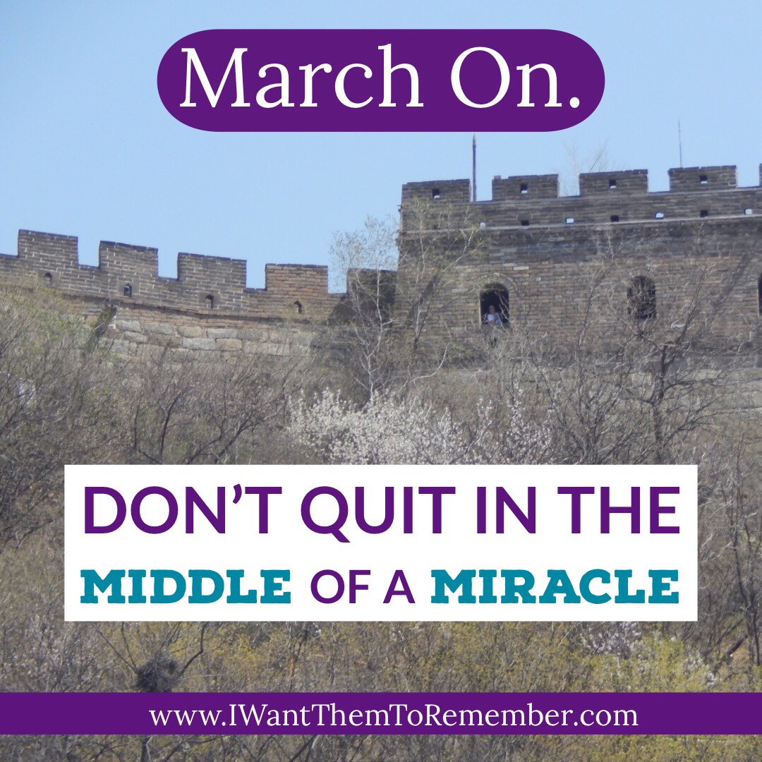 March On: The Middle of a Miracle