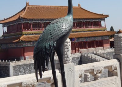Crane Sculpture, The Forbidden City, China Adoption Travel