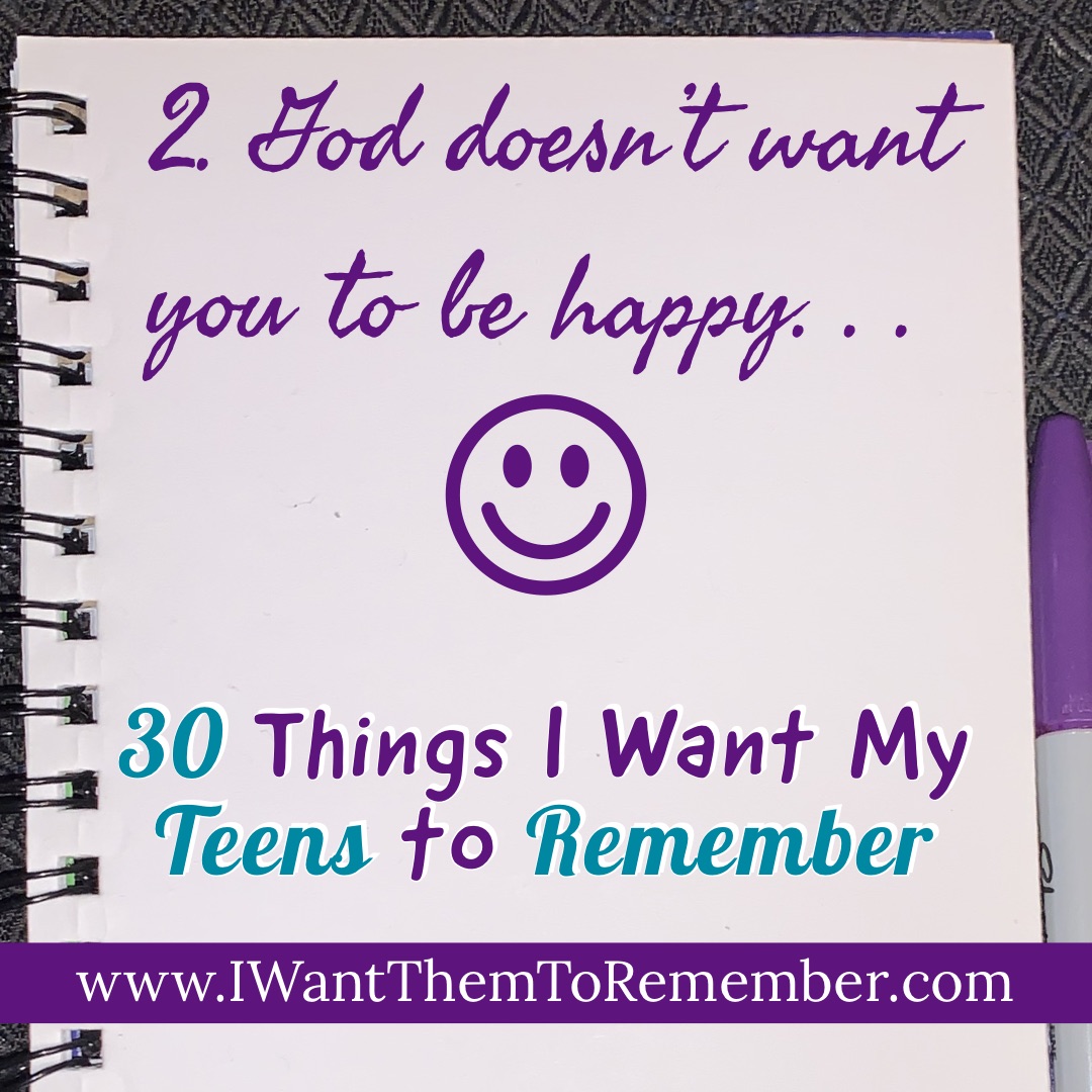 Does God Want Me to Be Happy?
