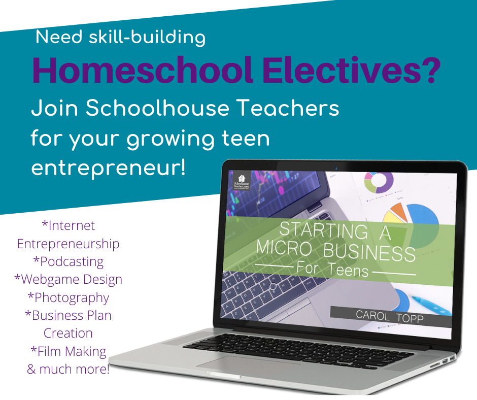 Skill Building Homeschool Electives for Teen Entrepreneurs