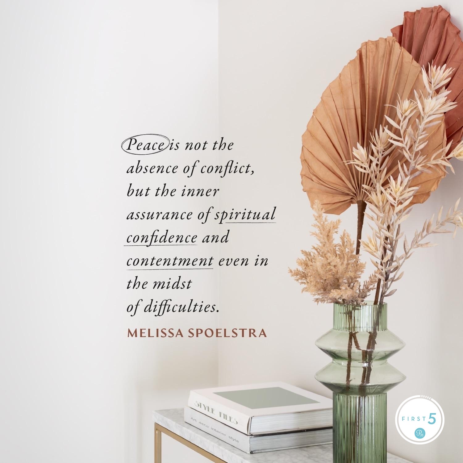 Definition of peace from First 5