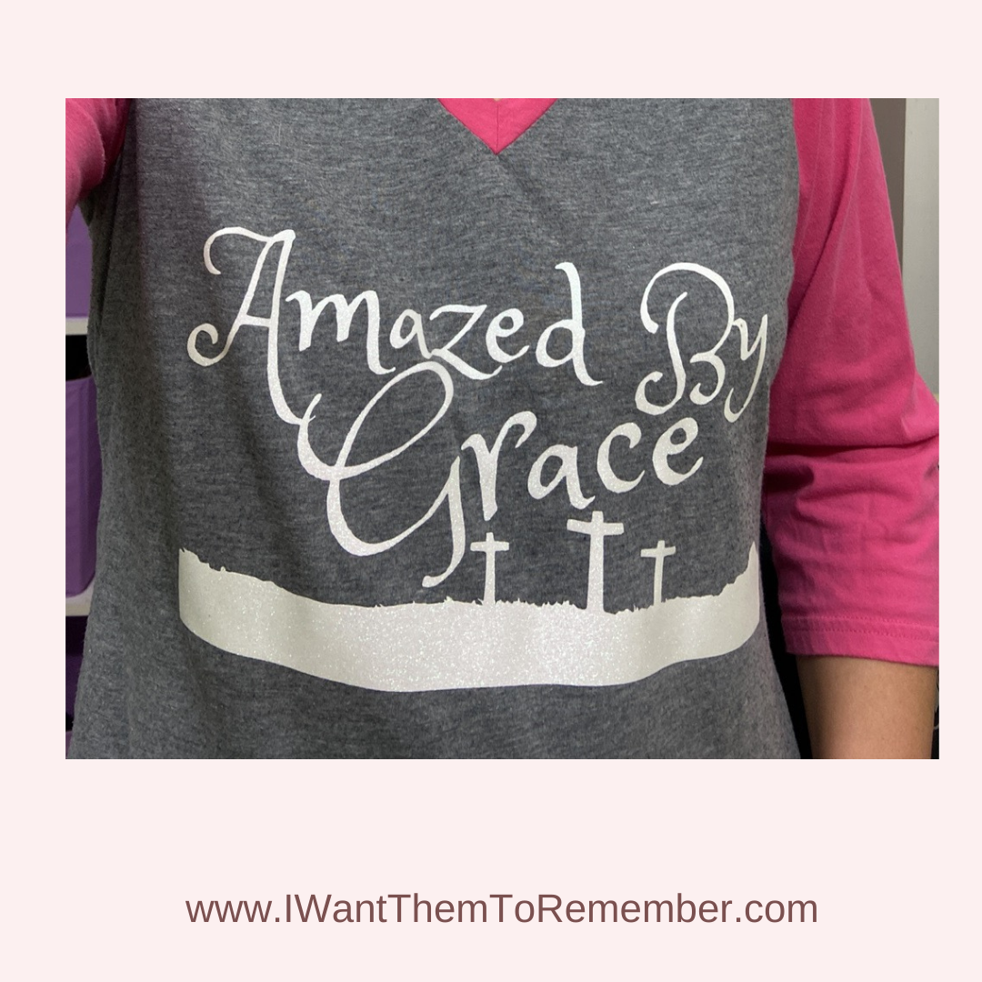 amazed by grace shirt