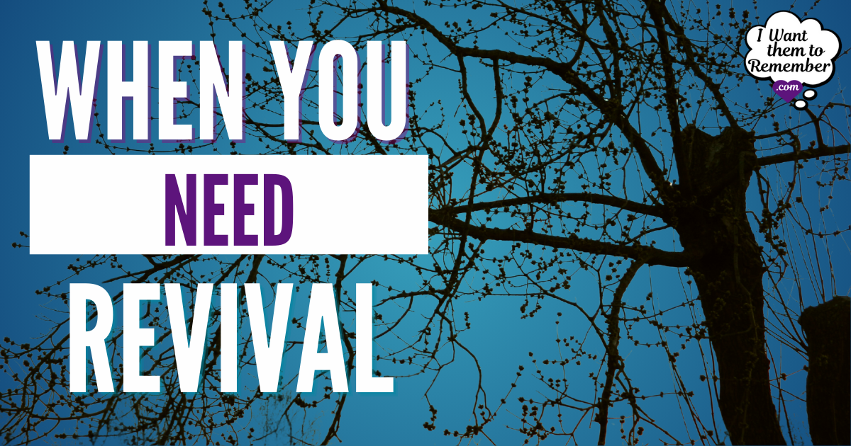 When You Need Revival